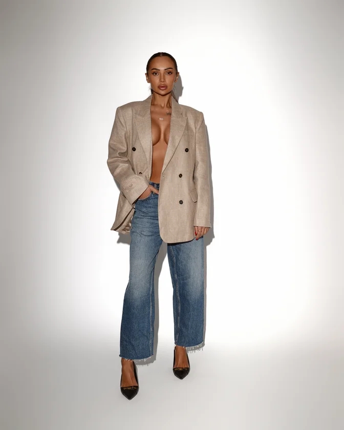 Sacou oversize din in