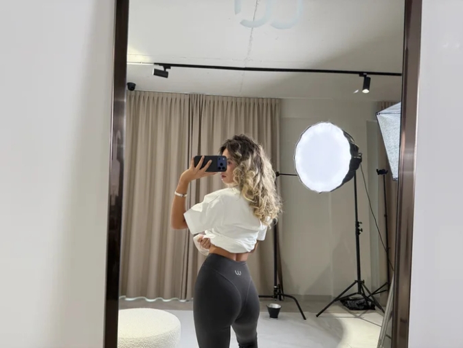 Leggings cu cusături decorative