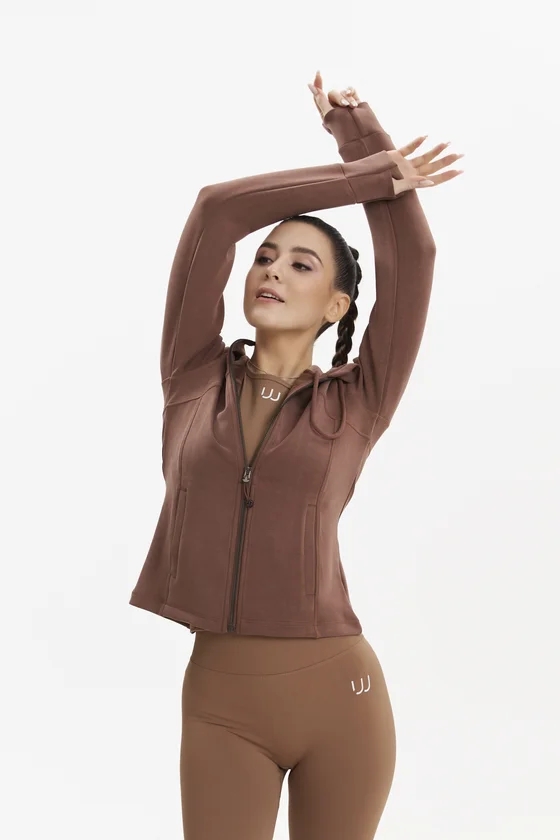 Bluză cu fermoar Slim Fit SOFT TOUCH