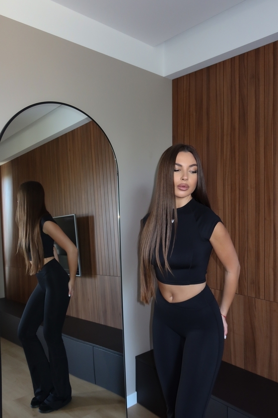 Flared leggings set