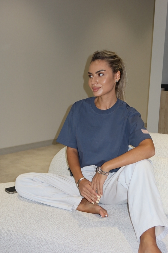 Cotton oversized T-shirt