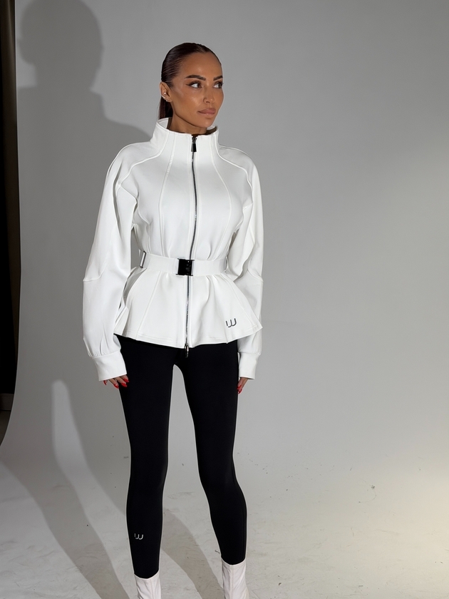 Soft blouse with belt